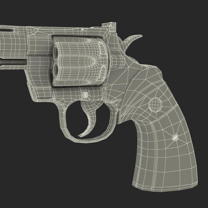 Colt Python Black 3D