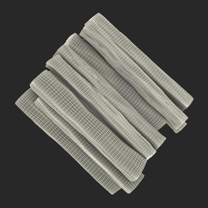 3D model Split Wood Logs