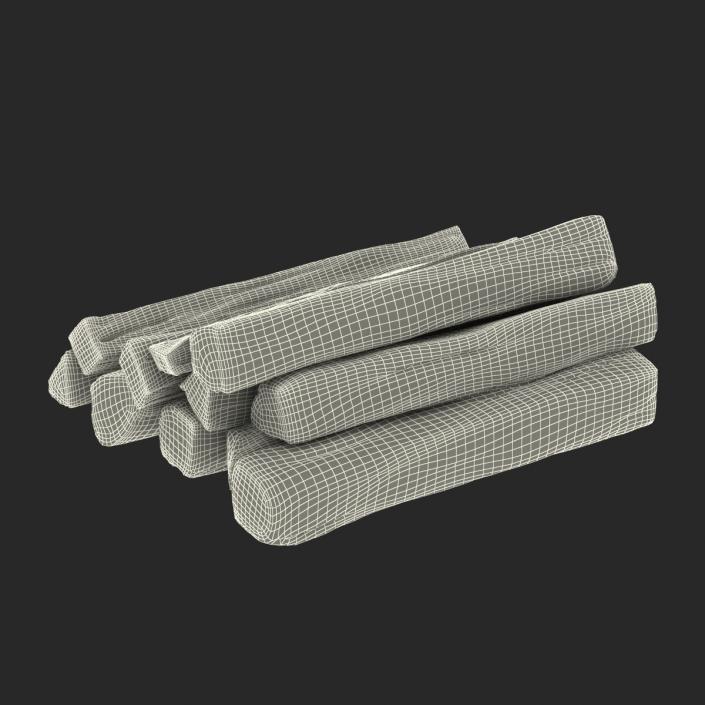 3D model Split Wood Logs