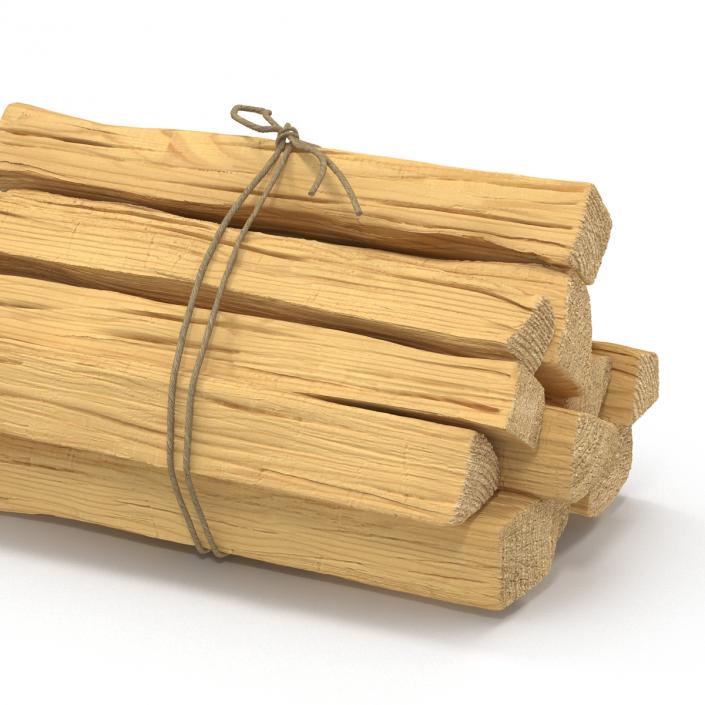 3D Bundle of Kindling Wood model