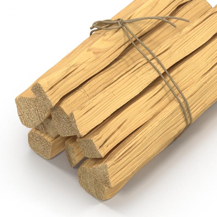 3D Bundle of Kindling Wood model