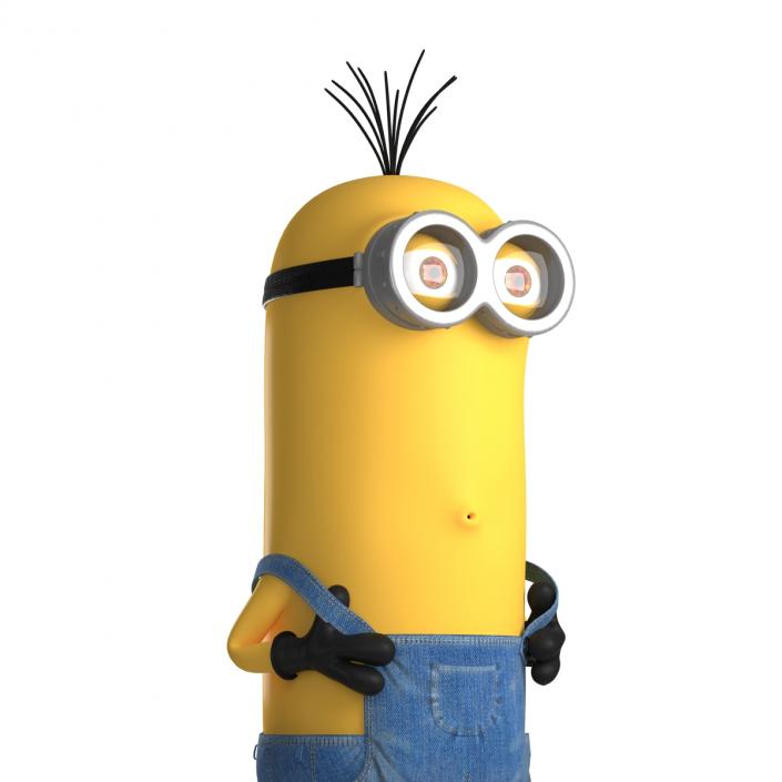 Tall Two Eyed Minion Pose 4 3D