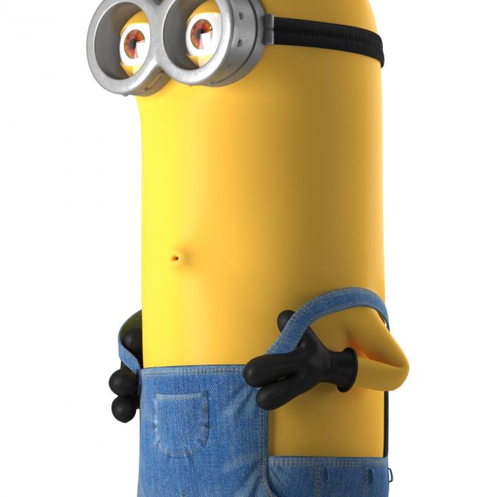 Tall Two Eyed Minion Pose 4 3D