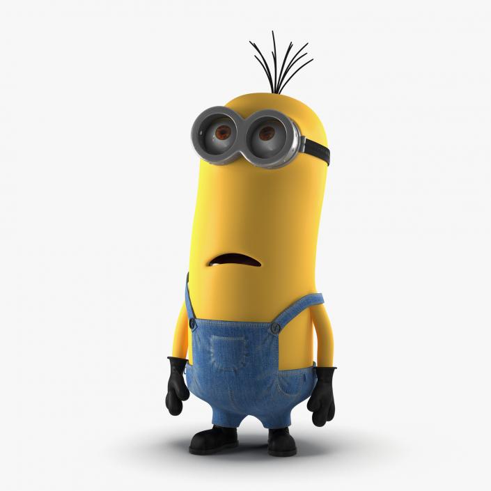 Tall Two Eyed Minion Pose 3 3D