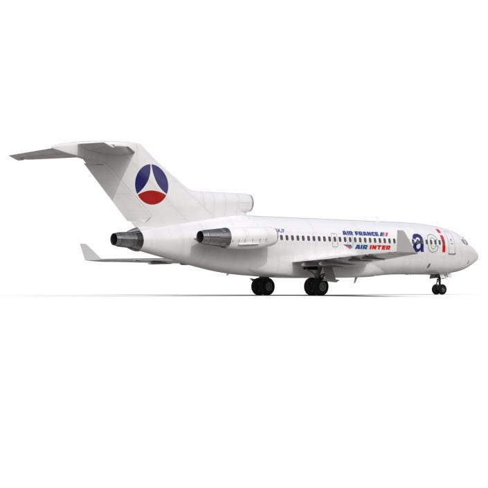 3D Boeing 727-100 Private Air France model