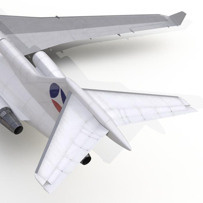 3D Boeing 727-100 Private Air France model