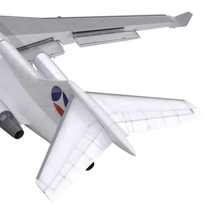 3D Boeing 727-100 Private Air France model