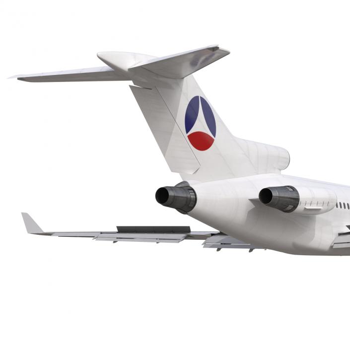 3D Boeing 727-100 Private Air France model