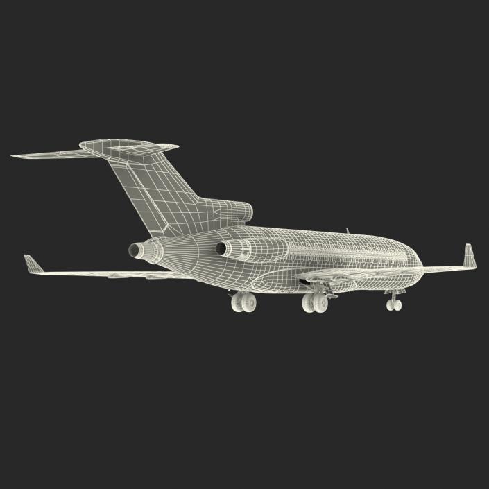 3D Boeing 727-100 Private Air France model