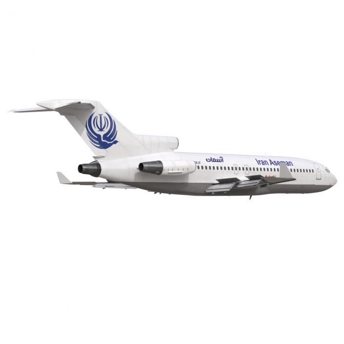 3D Boeing 727-100 Private Iran Aseman Airlines model