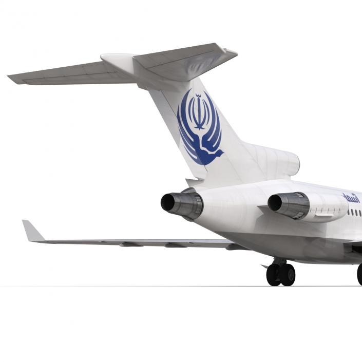 3D Boeing 727-100 Private Iran Aseman Airlines model