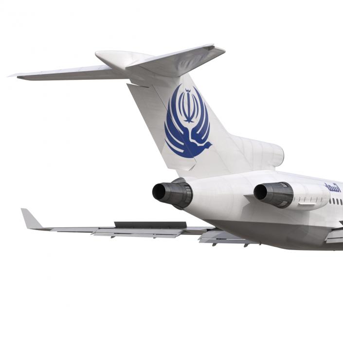 3D Boeing 727-100 Private Iran Aseman Airlines model