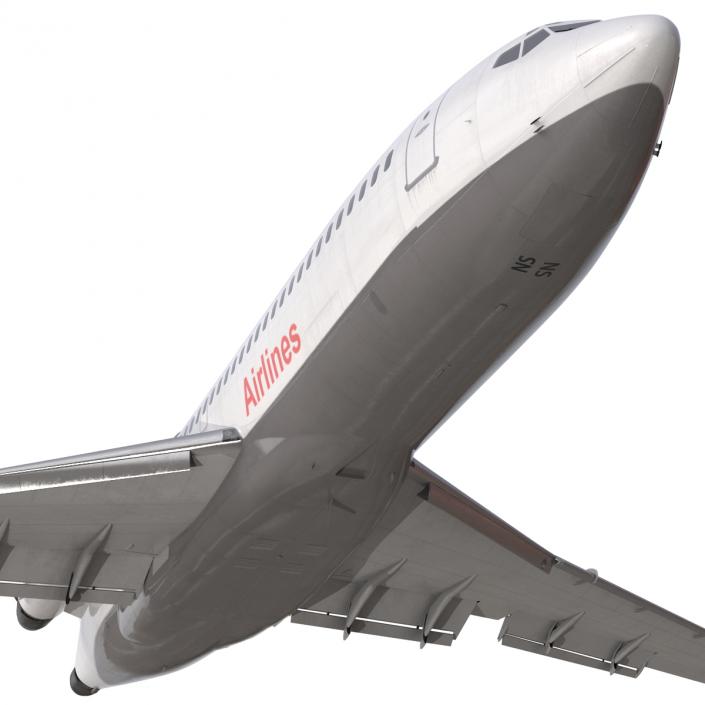 3D Boeing 727-100 Private Iran Aseman Airlines model