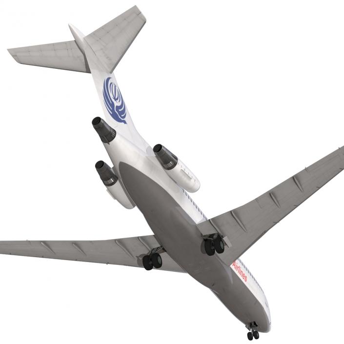 3D Boeing 727-100 Private Iran Aseman Airlines model