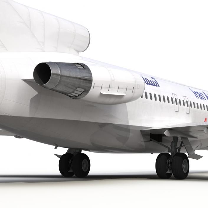 3D Boeing 727-100 Private Iran Aseman Airlines model