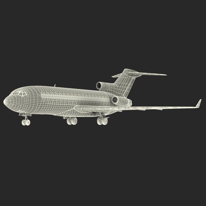 3D Boeing 727-100 Private Iran Aseman Airlines model