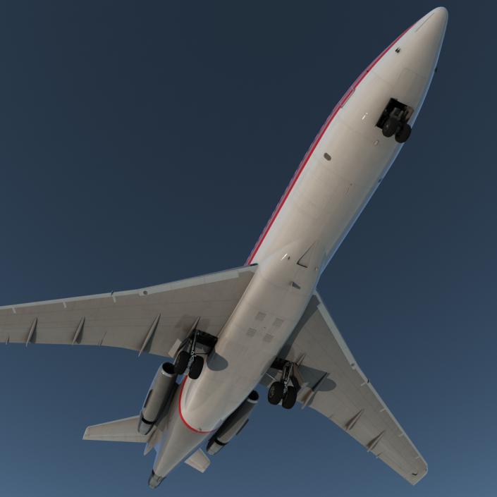 Boeing 727-100 Private Kalitta Air 3D model