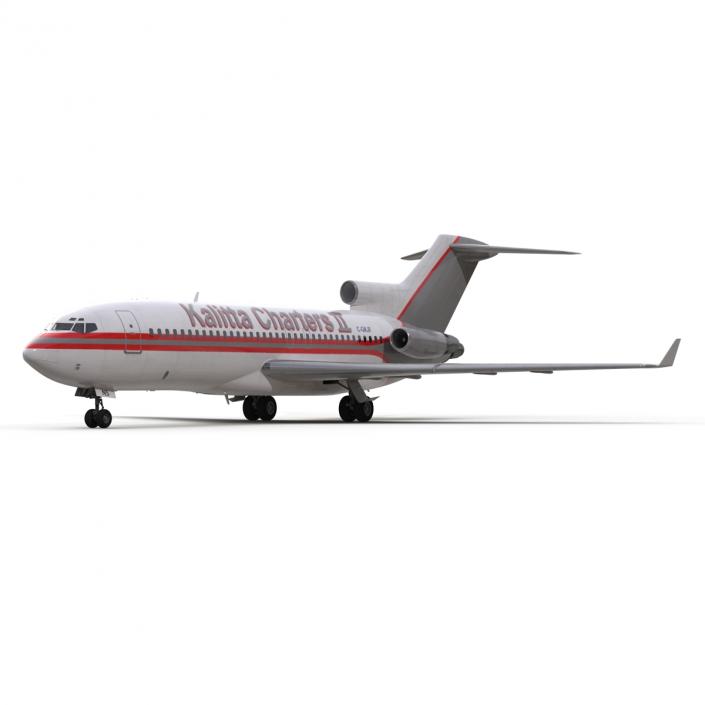 Boeing 727-100 Private Kalitta Air 3D model