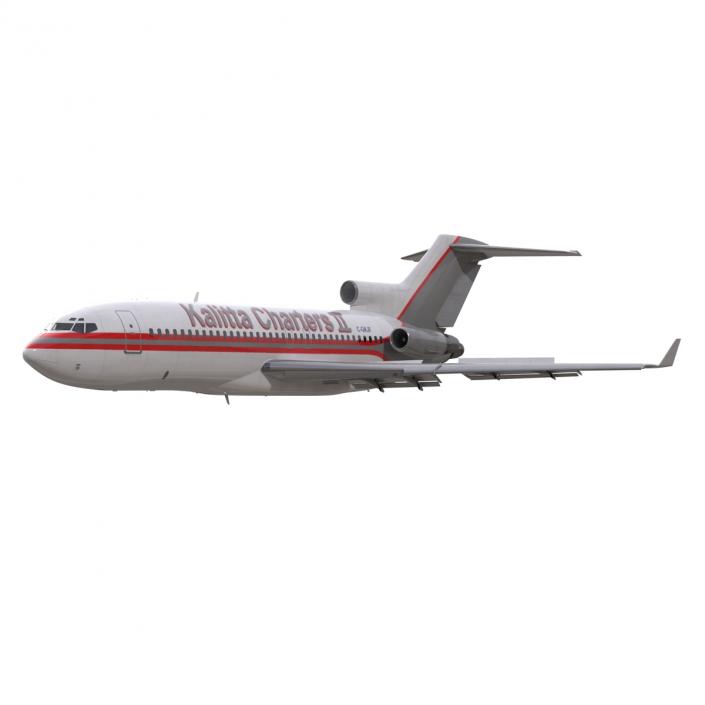 Boeing 727-100 Private Kalitta Air 3D model