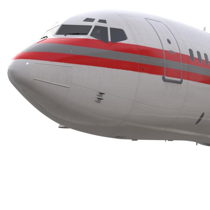 Boeing 727-100 Private Kalitta Air 3D model