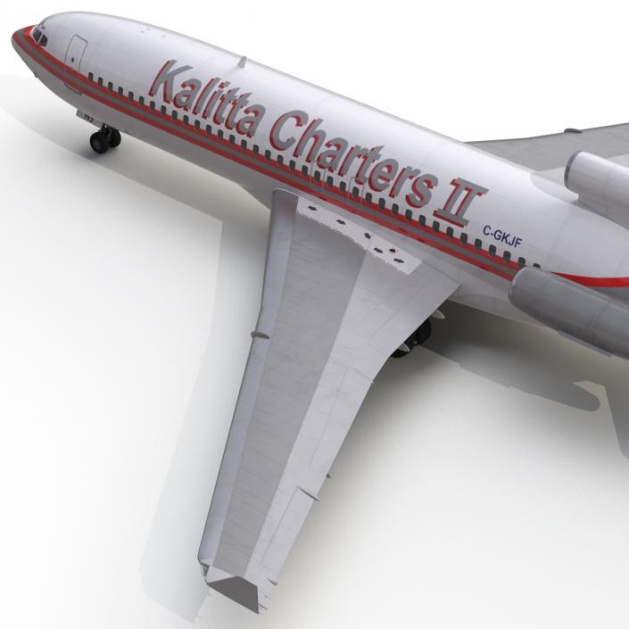 Boeing 727-100 Private Kalitta Air 3D model