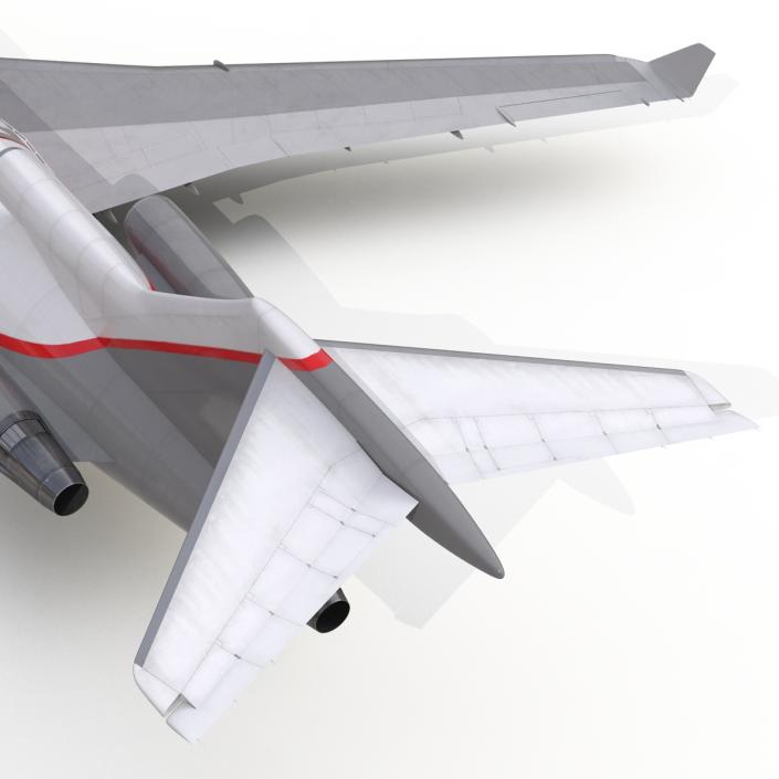 Boeing 727-100 Private Kalitta Air 3D model