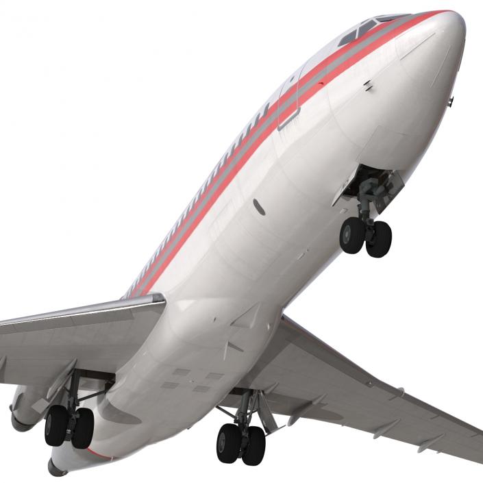 Boeing 727-100 Private Kalitta Air 3D model