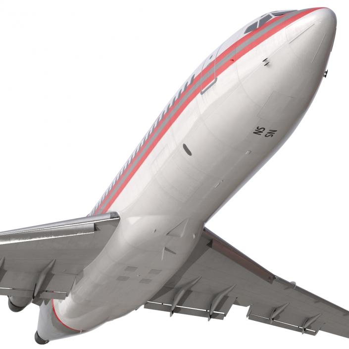 Boeing 727-100 Private Kalitta Air 3D model