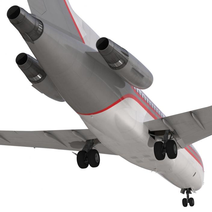 Boeing 727-100 Private Kalitta Air 3D model