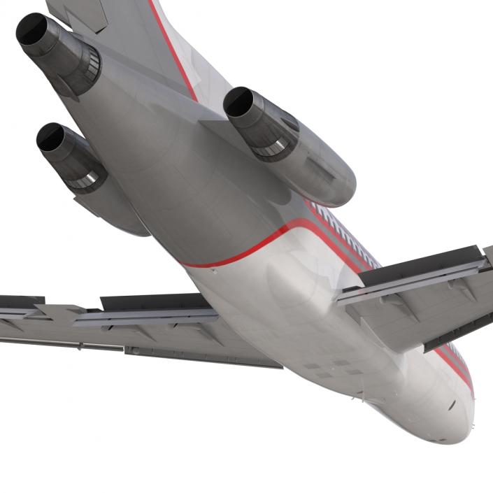 Boeing 727-100 Private Kalitta Air 3D model