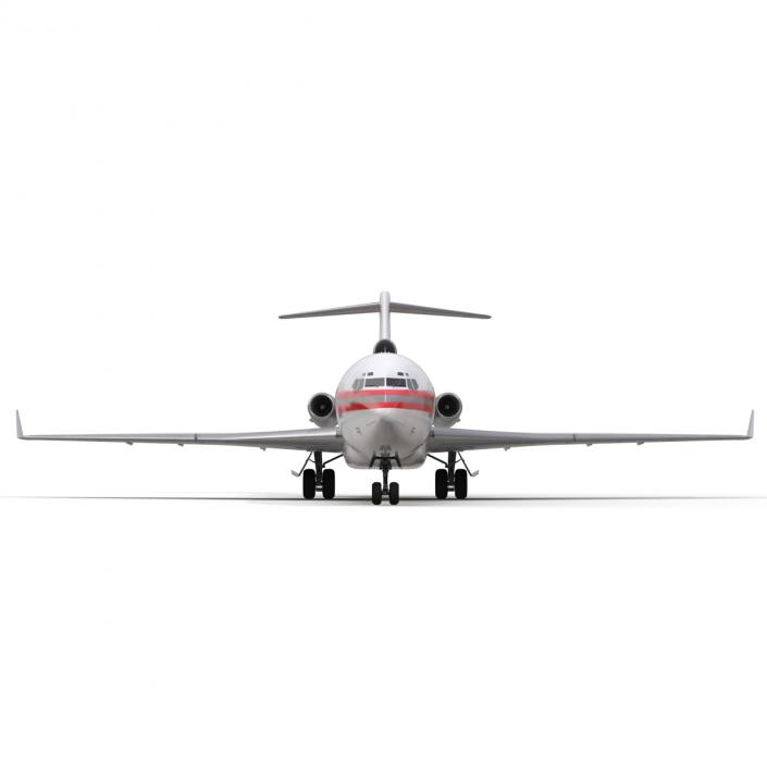 Boeing 727-100 Private Kalitta Air 3D model