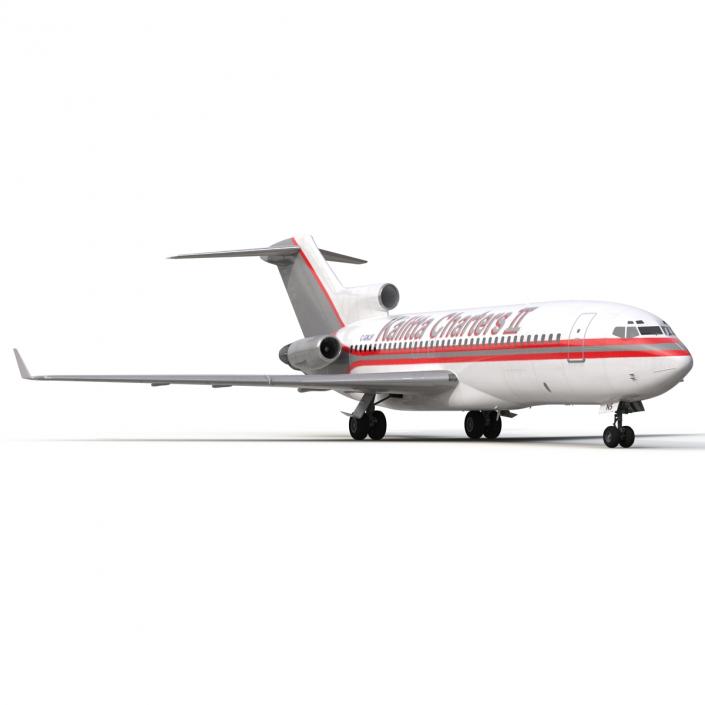 Boeing 727-100 Private Kalitta Air 3D model