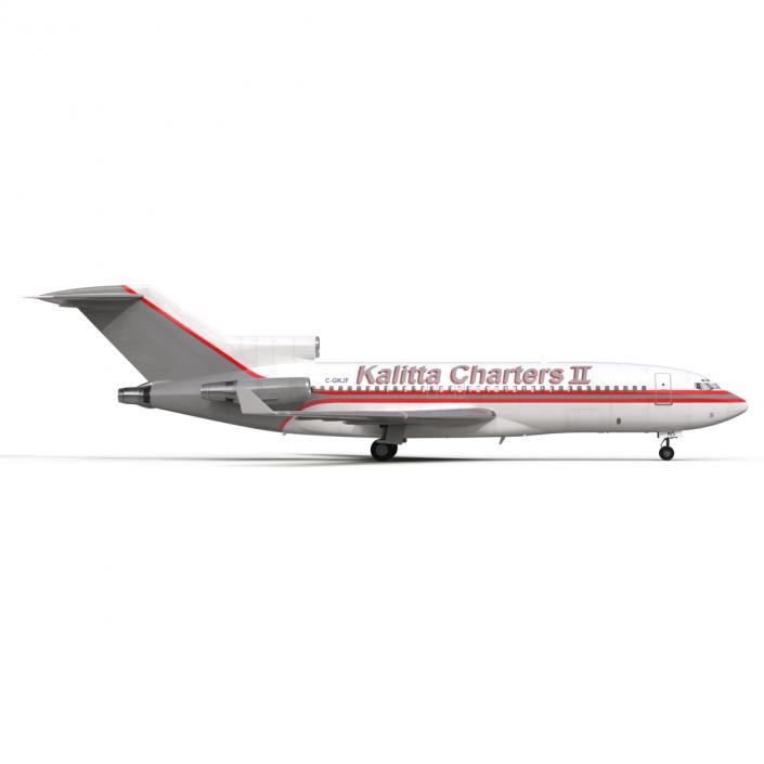 Boeing 727-100 Private Kalitta Air 3D model