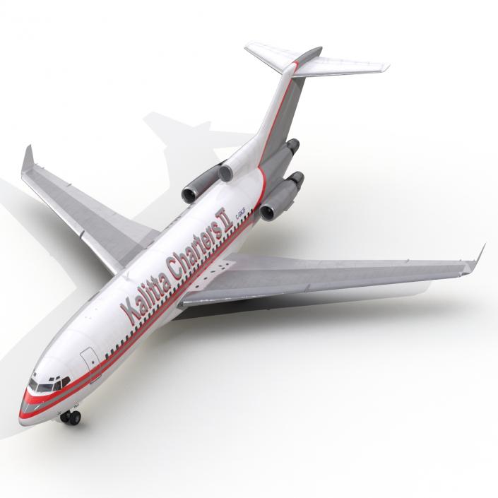 Boeing 727-100 Private Kalitta Air 3D model