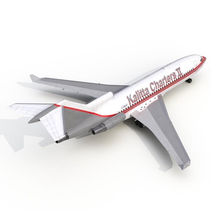 Boeing 727-100 Private Kalitta Air 3D model