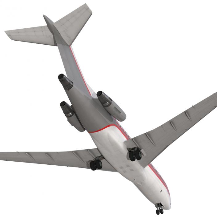 Boeing 727-100 Private Kalitta Air 3D model