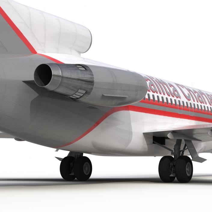 Boeing 727-100 Private Kalitta Air 3D model