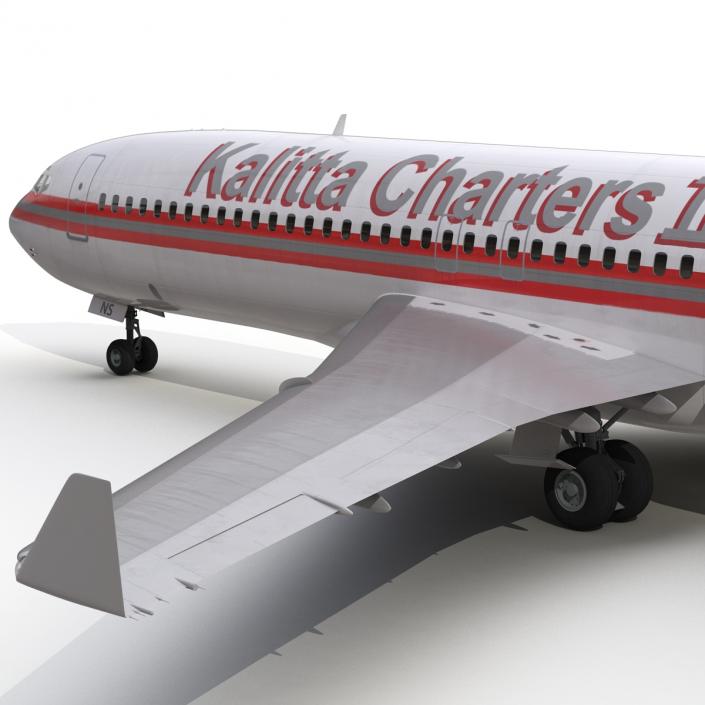 Boeing 727-100 Private Kalitta Air 3D model