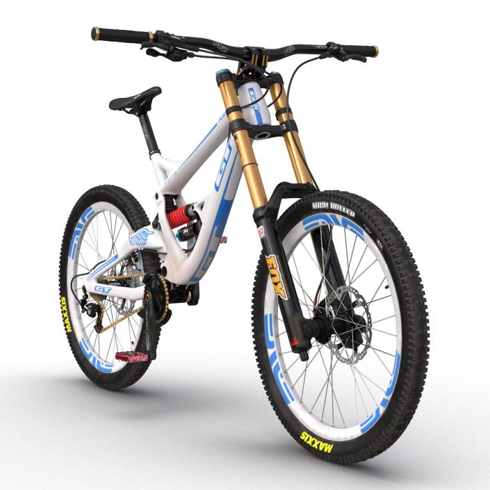 Mountain Bike GT Fury White 3D