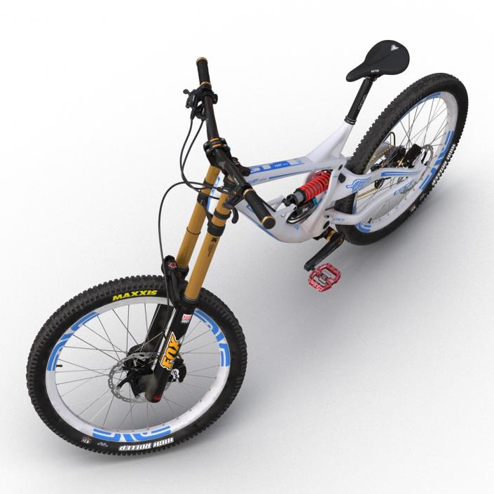 Mountain Bike GT Fury White 3D