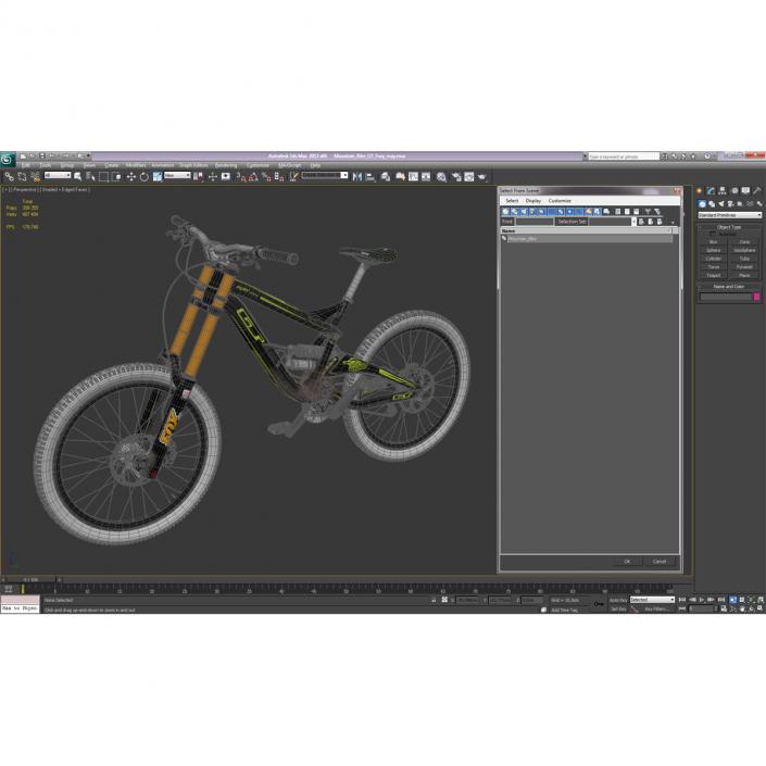 3D Mountain Bike GT Fury