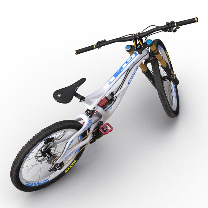 Mountain Bike GT Fury White 3D