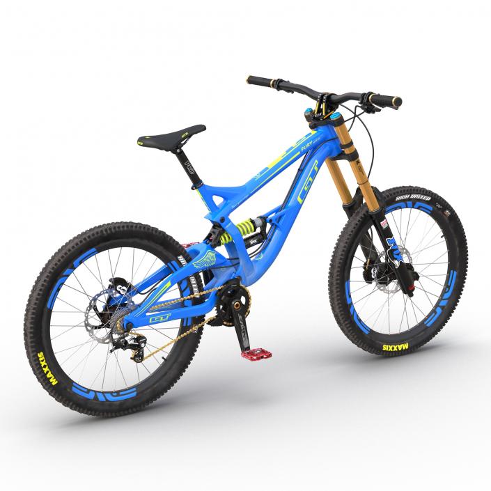 3D Mountain Bike GT Fury Blue