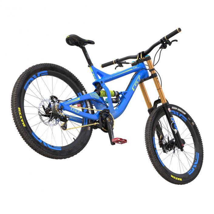 3D Mountain Bike GT Fury Blue