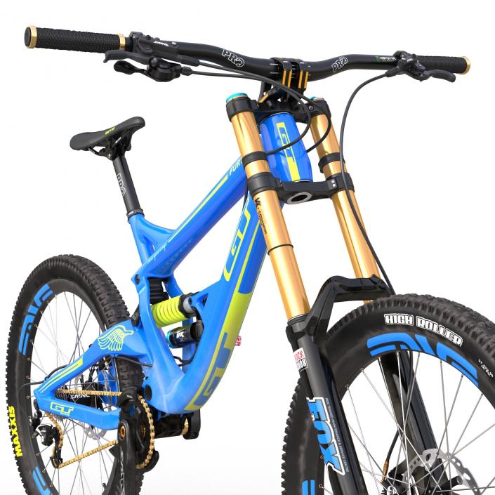 3D Mountain Bike GT Fury Blue