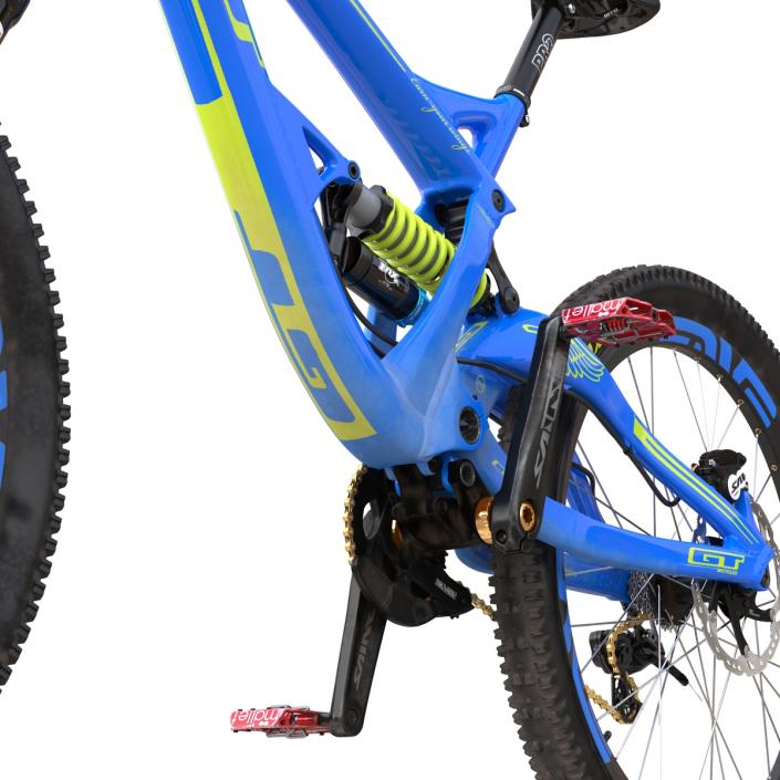 3D Mountain Bike GT Fury Blue