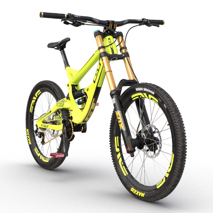 Mountain Bike GT Fury Green 3D