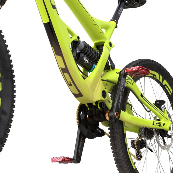 Mountain Bike GT Fury Green 3D