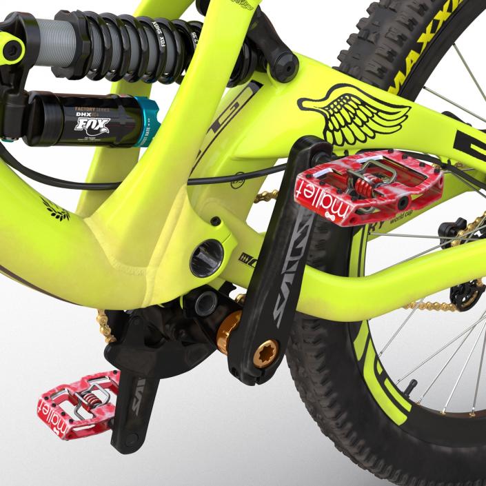 Mountain Bike GT Fury Green 3D