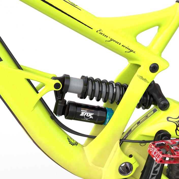 Mountain Bike GT Fury Green 3D